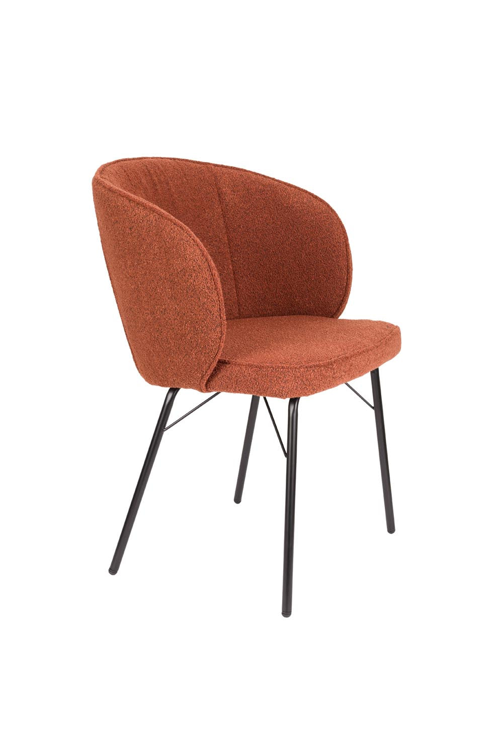 Eleganter Schalenstuhl Joa Terra: Modernes Design, optimaler Komfort, vielseitige Farben, stabile Holzbeine, ideal für Esszimmer.