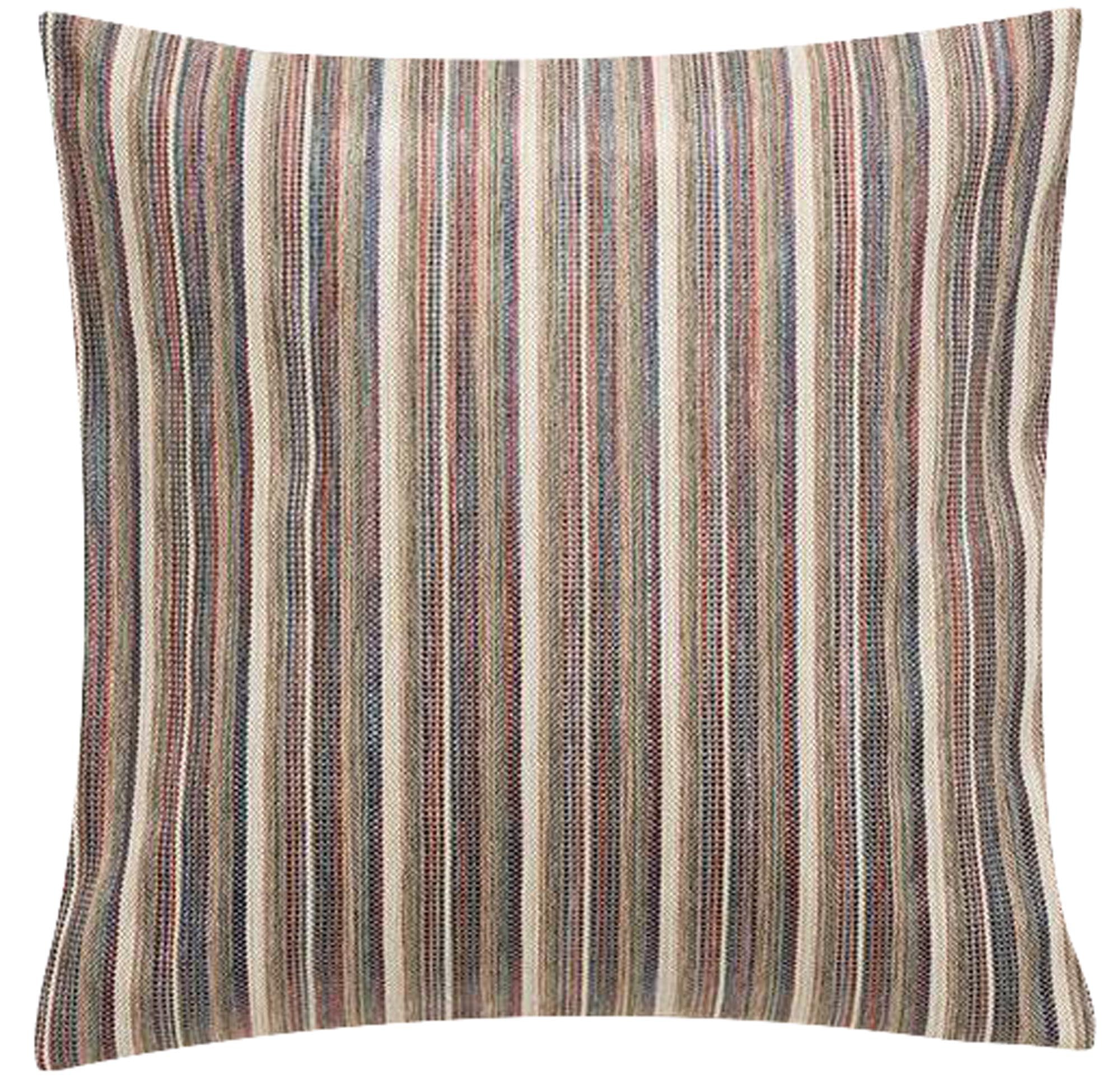 Kissenbezug Waikiki: Raffia-Textur in warmen Erdtönen von ZigZagZurich.