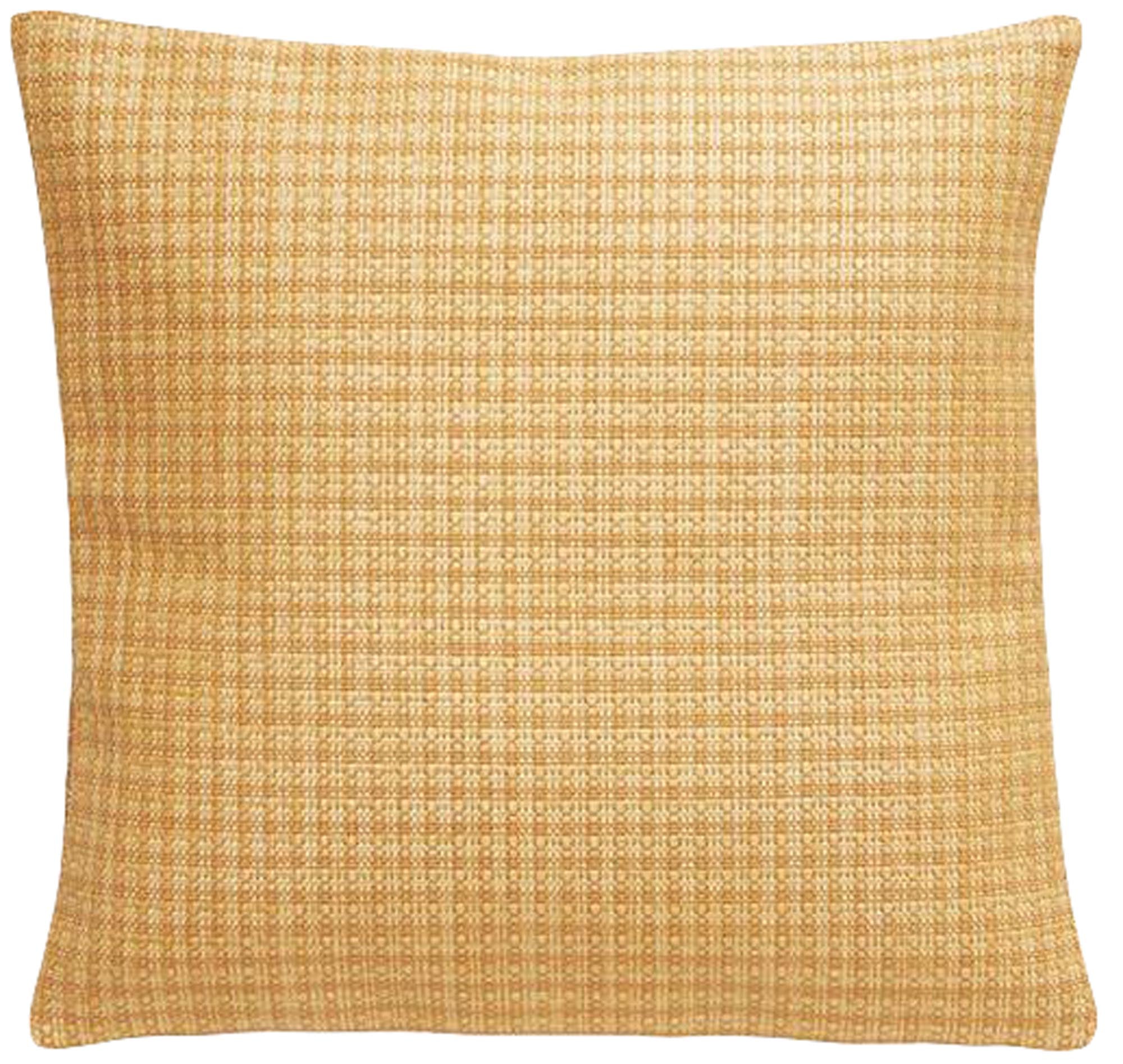 Eleganter Tulum Raffia Kissenbezug von ZigZagZurich für modernes Wohnen.