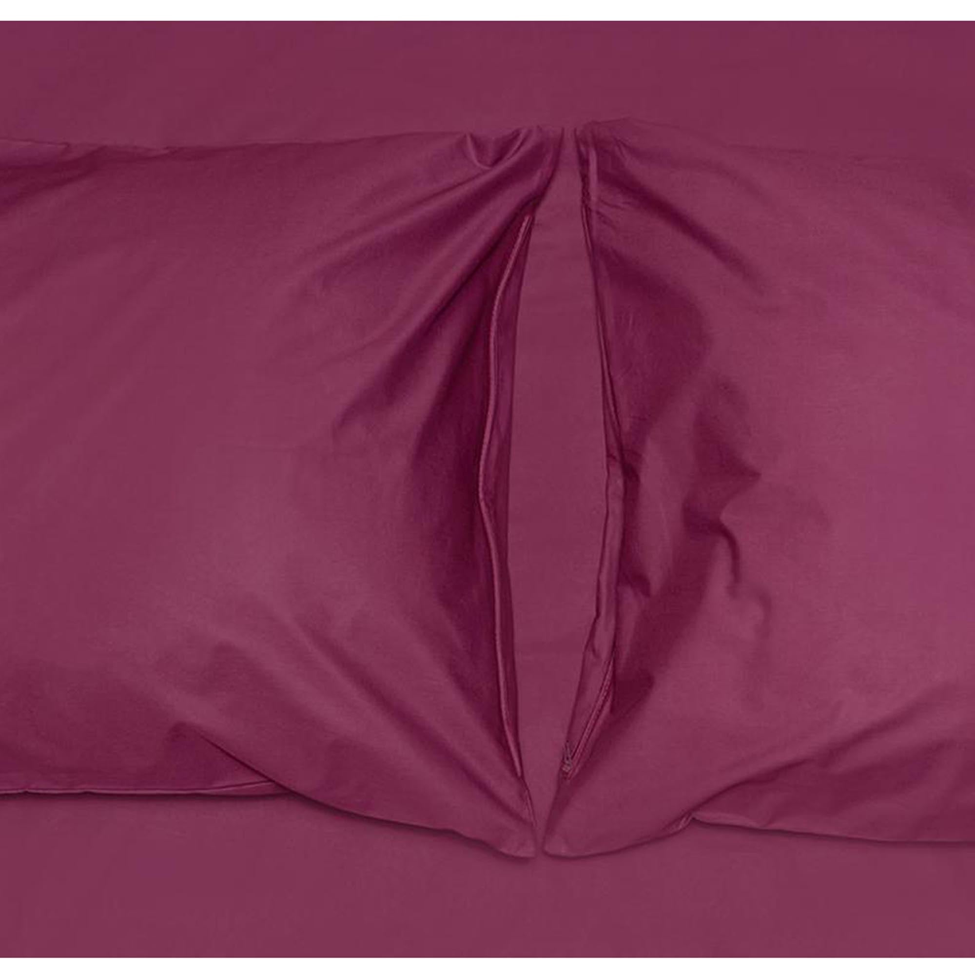 Eleganter Perkal-Kissenbezug von ZigZagZurich aus reiner Baumwolle.