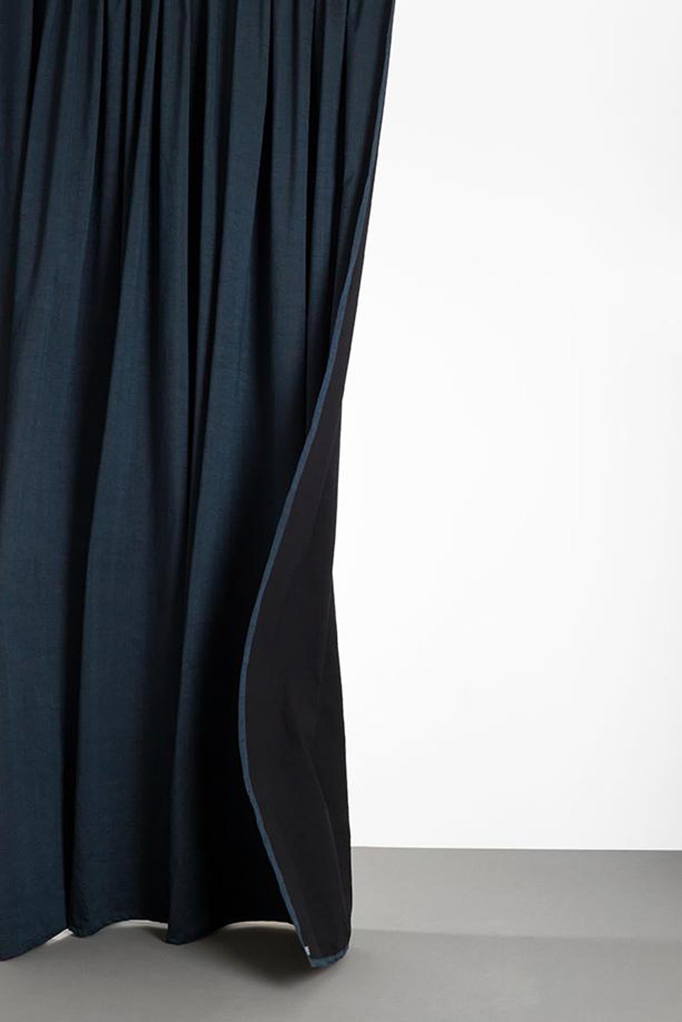 Stilvoller Belize-Vorhang aus reiner Baumwolle von ZigZagZurich.