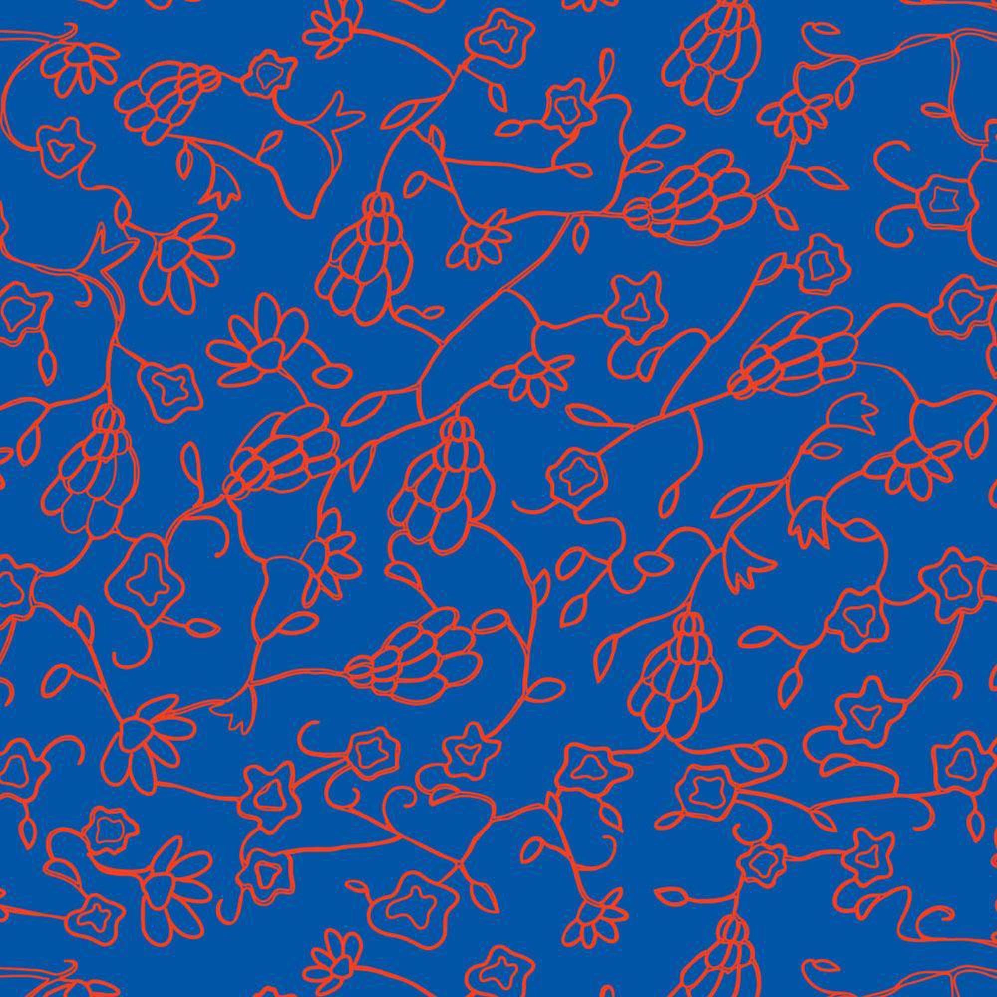 Blumige Tapete von ZigZagZurich: Kunstvolle Natur für Ihr Zuhause.