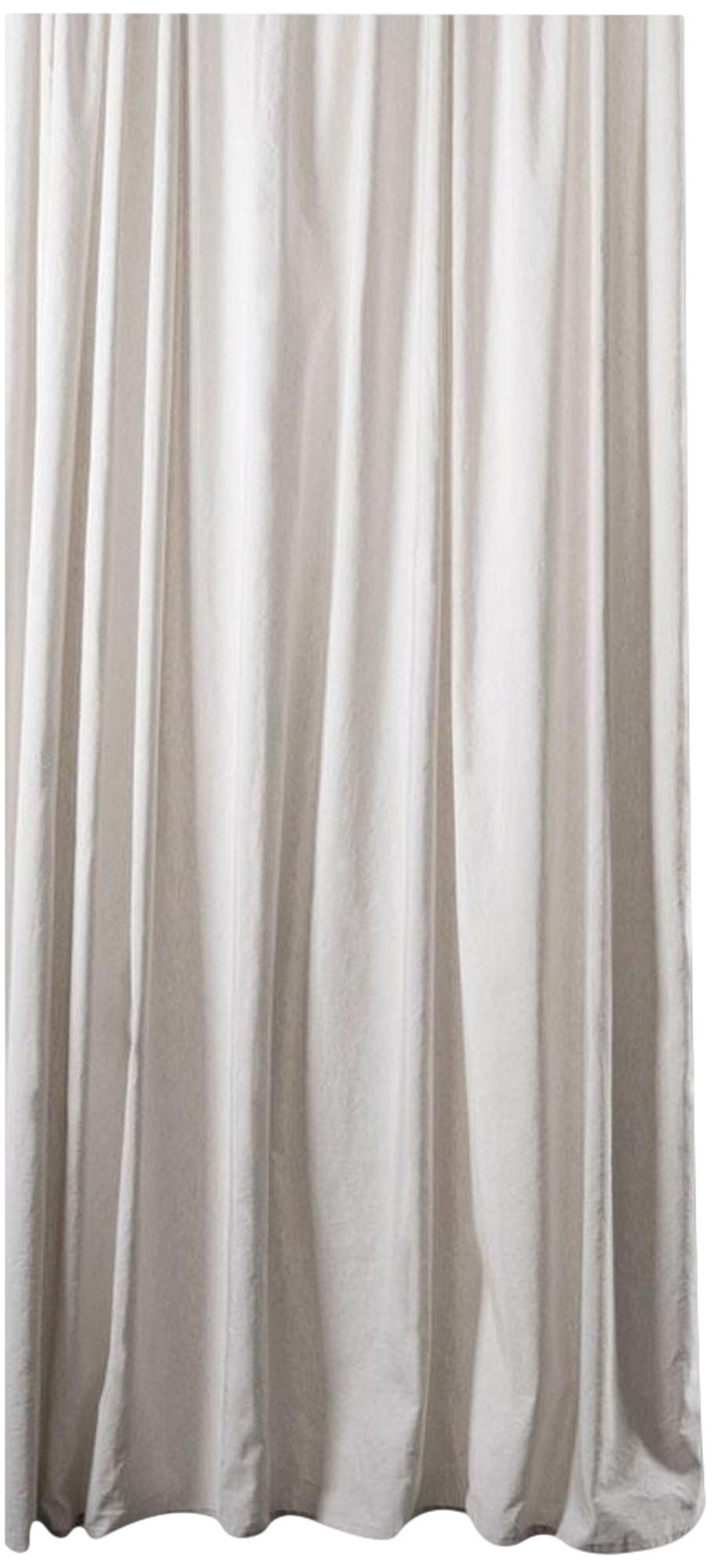 Eleganter Azura Vorhang aus Baumwolle-Leinen von ZigZagZurich.