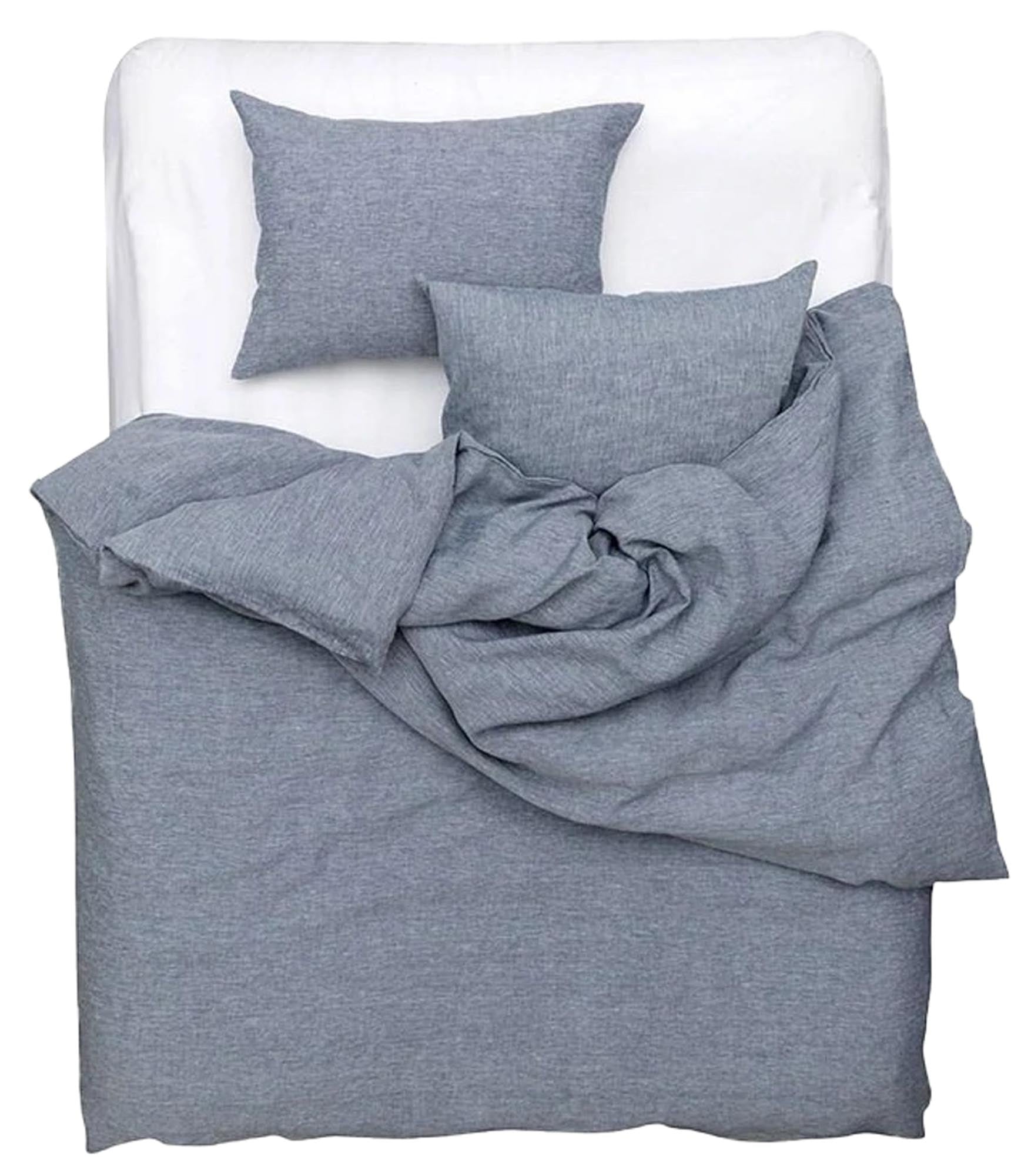 Hochwertiges Fixleintuch im Melange-Design von ZigZagZurich für eleganten Schlafkomfort und modernes Schlafzimmer-Ambiente.