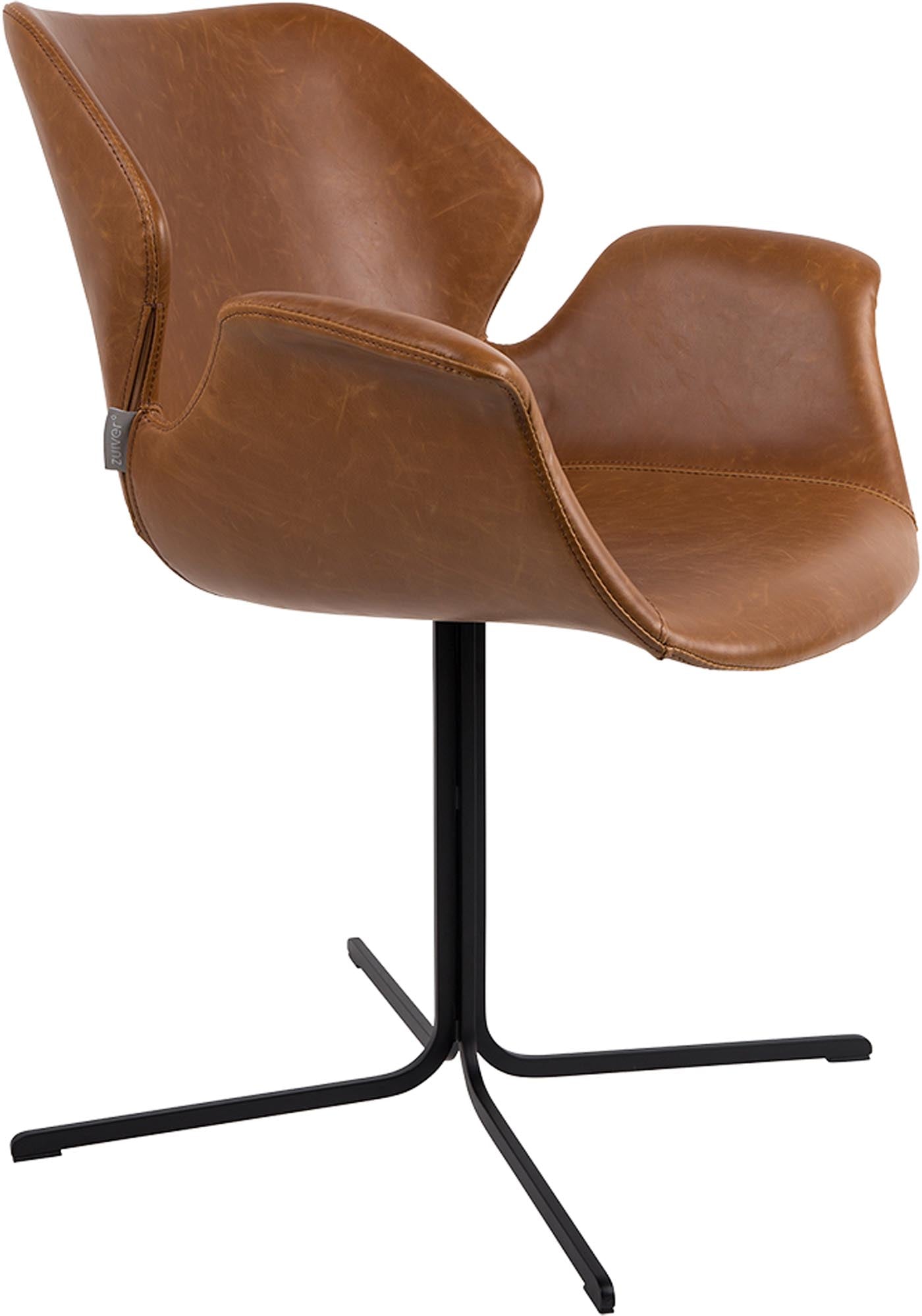 Eleganter Zuiver Nikki Armlehnstuhl für zeitloses Interieur-Design.