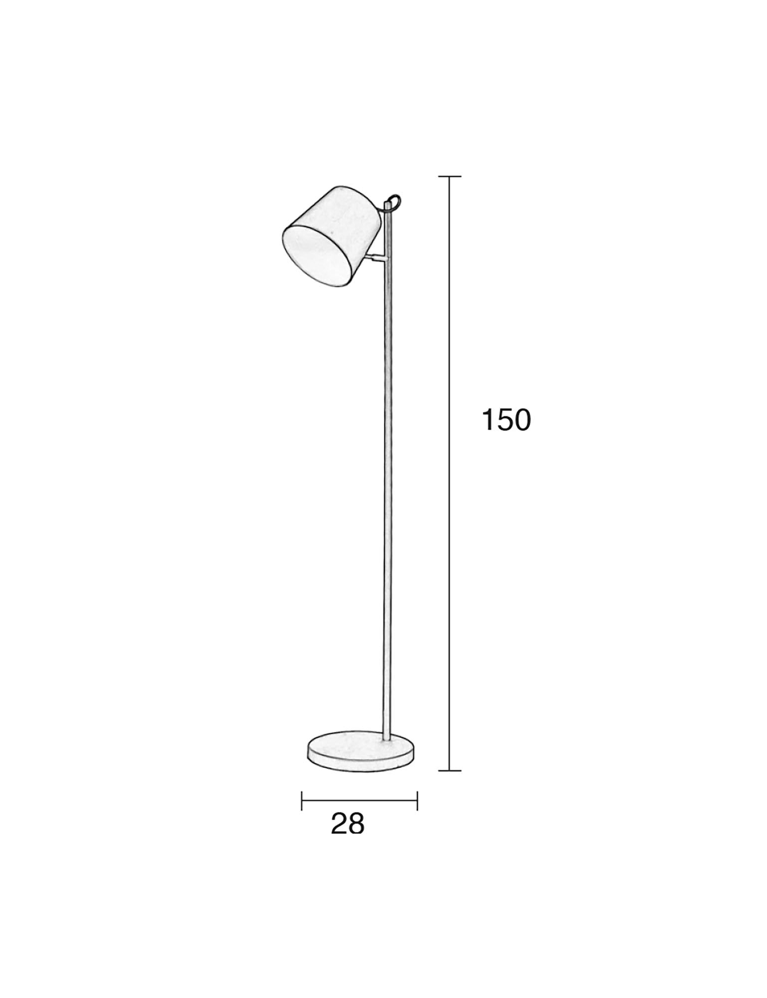 Entdecken Sie die stilvolle Stehleuchte Buckle Head BUCKLE von Zuiver: Flexibel einstellbarer Schirm, elegantes Design und erstklassige Materialien.