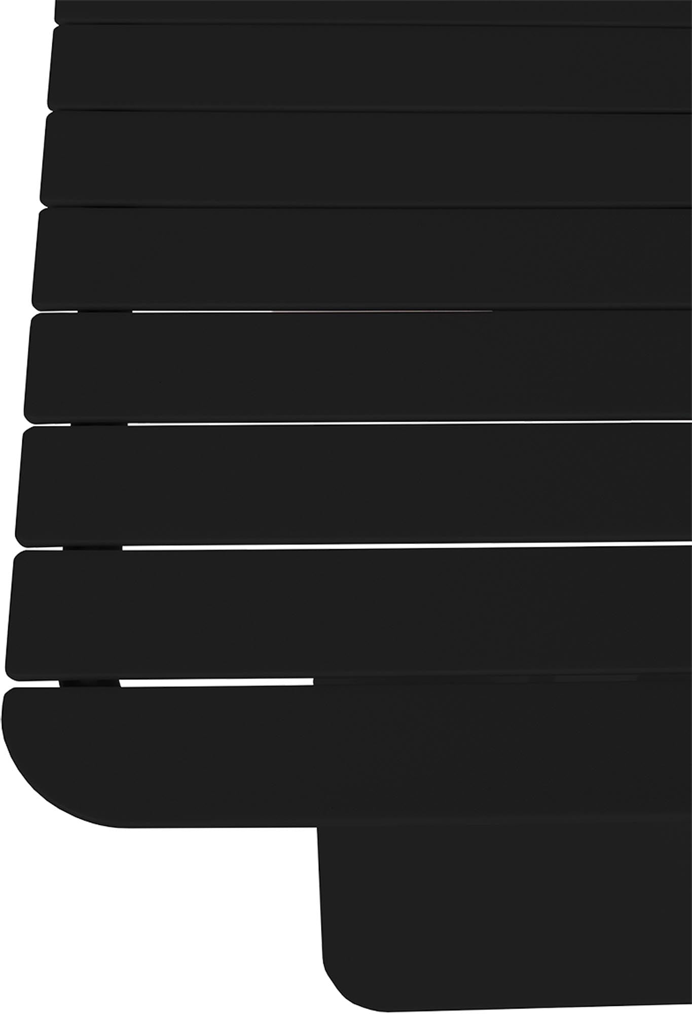 Eleganter Garten Bistrotisch Vondel von Zuiver: robustes Aluminium, kratzfestes HPL, wetterbeständig, vielseitig einsetzbar.