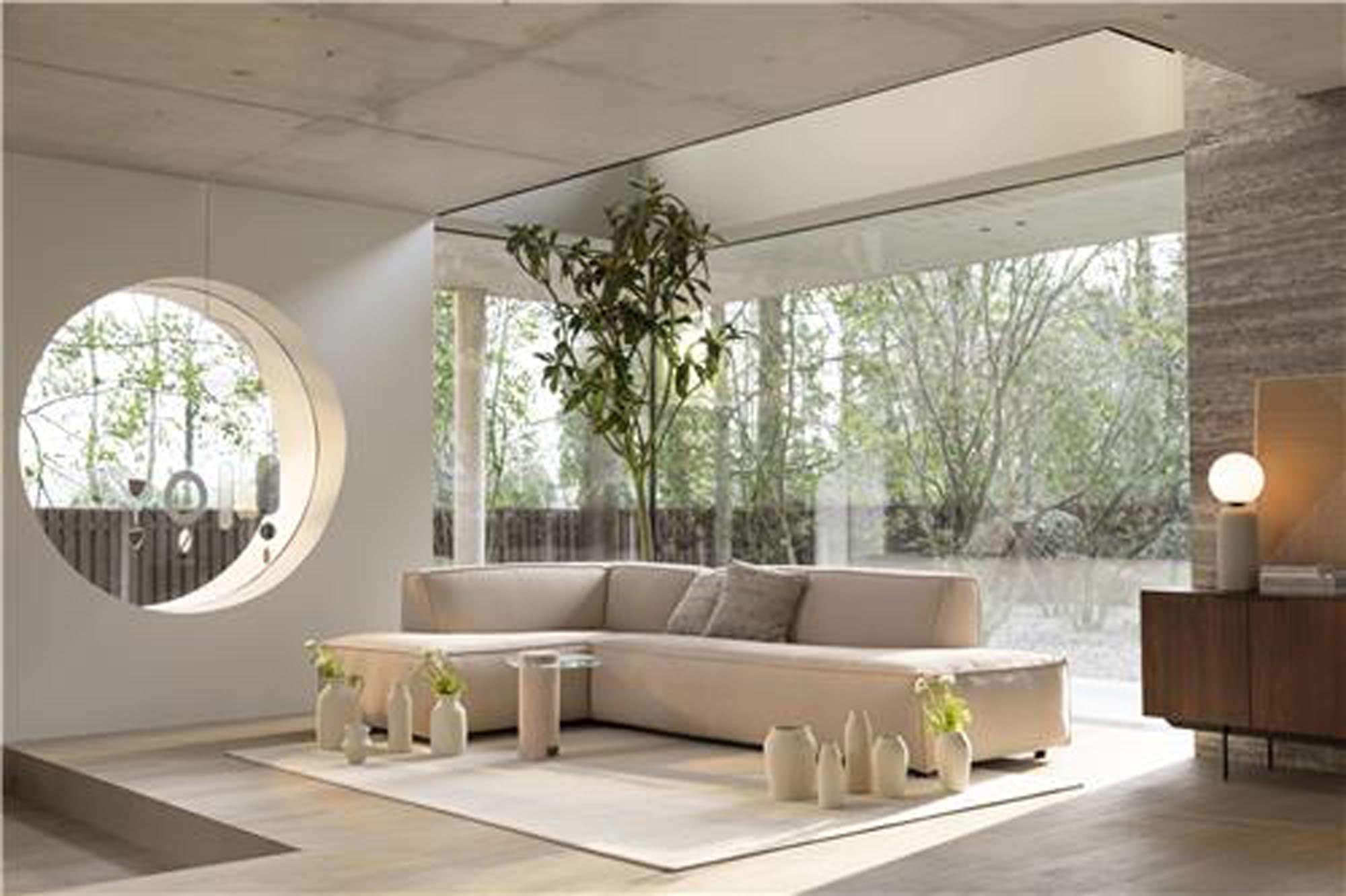 Gemütliches Sofa FAT FREDDY links von Zuiver für urbanes Flair.