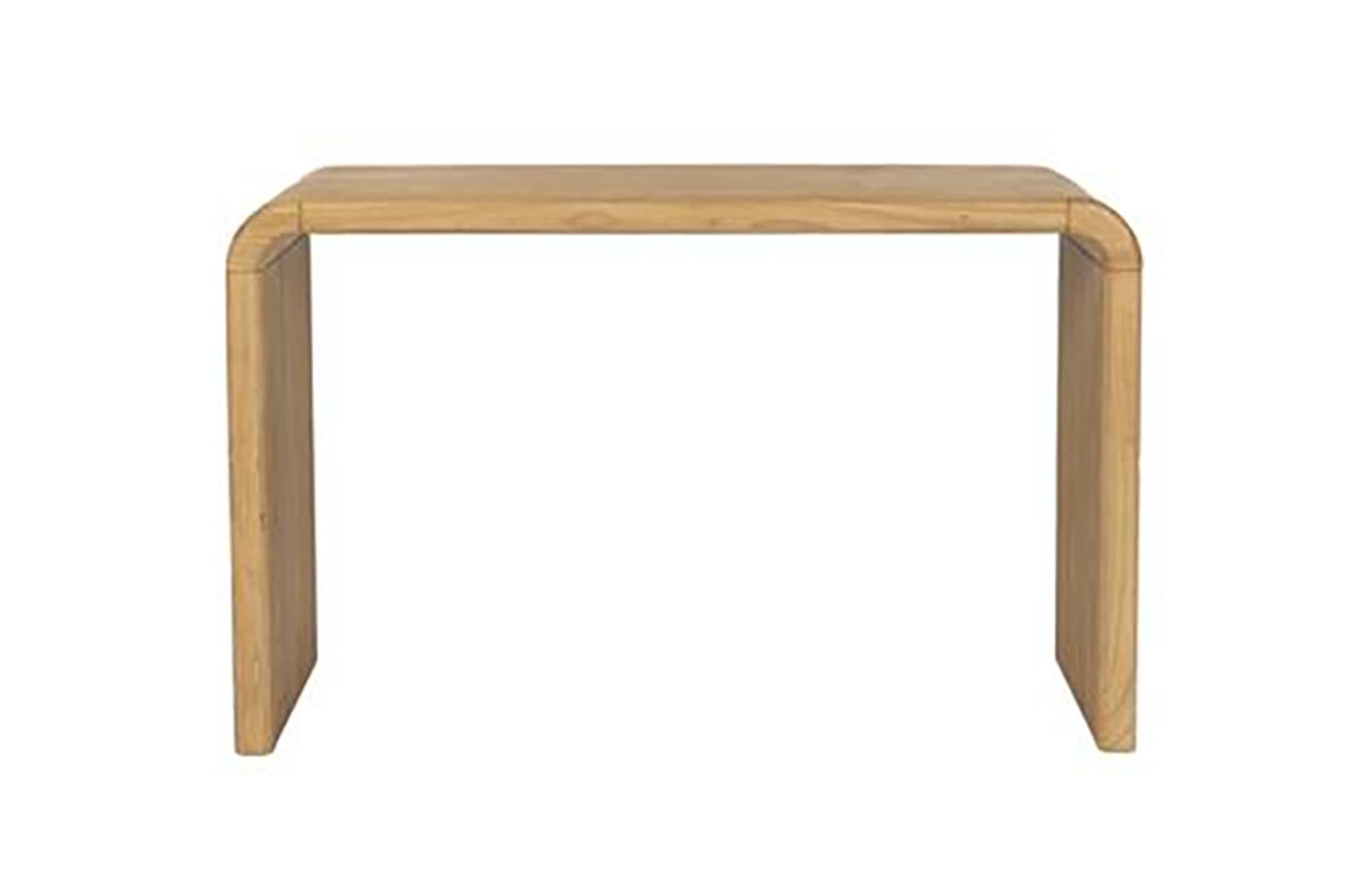 Stilvolle Zuiver Brave Konsole: Eichenfurnier, Gummibaumholz, vielseitig als Schreibtisch oder Ablage, passt zu jedem Stil.