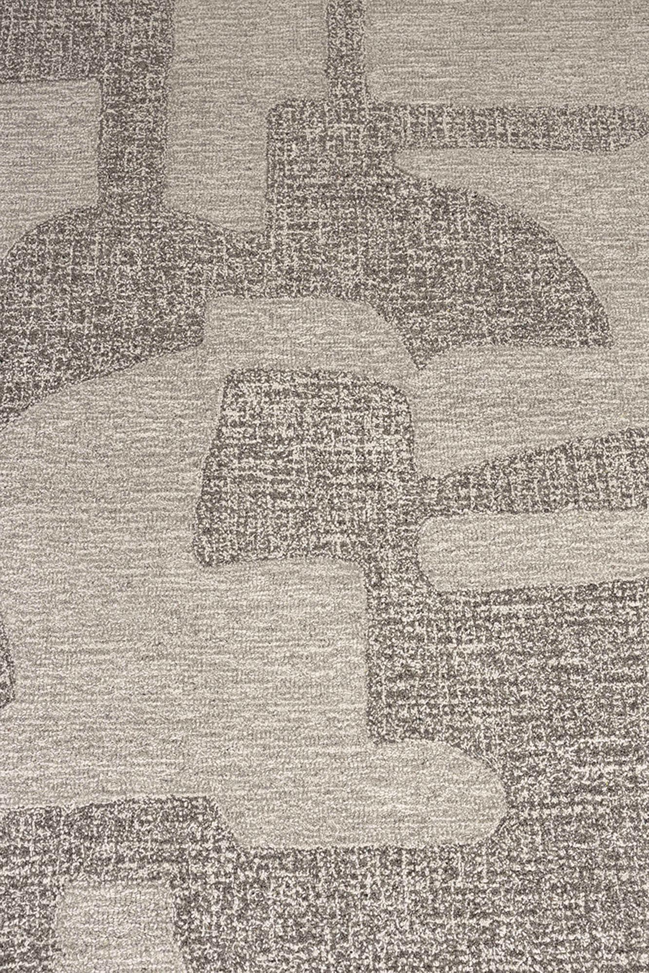 Teppich Frantic von Zuiver: Moderner Stil mit geometrischem Muster, aus Wolle und Baumwolle für Langlebigkeit und Komfort in Ihrem Zuhause.