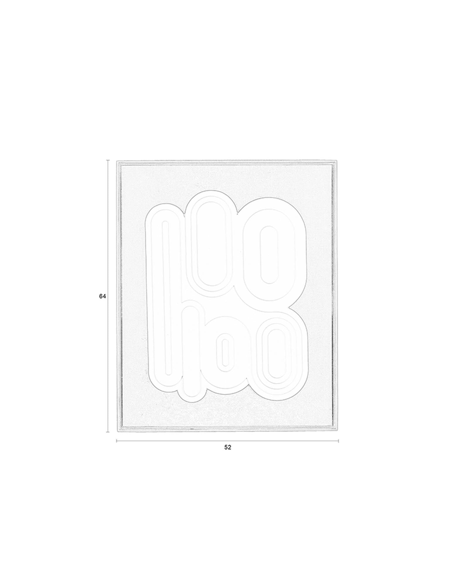 Wall Art August von Zuiver: Stilvolles Kunstwerk aus MDF, das mit lebendigen Farben und ansprechenden Motiven jeden Raum aufwertet.