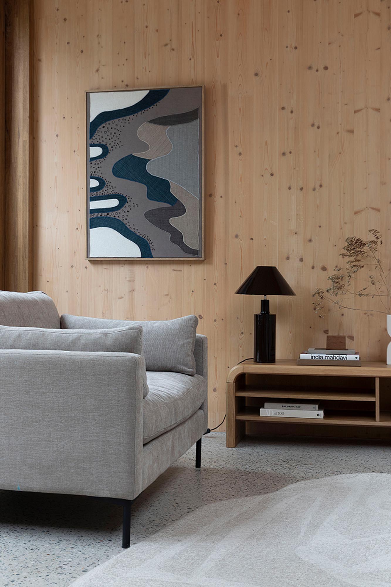 Wall Art Coastal von Zuiver: Maritimes Design, Mangoholzrahmen, lebendige Farben. Perfekt für Wohnzimmer, Schlafzimmer, Flur.