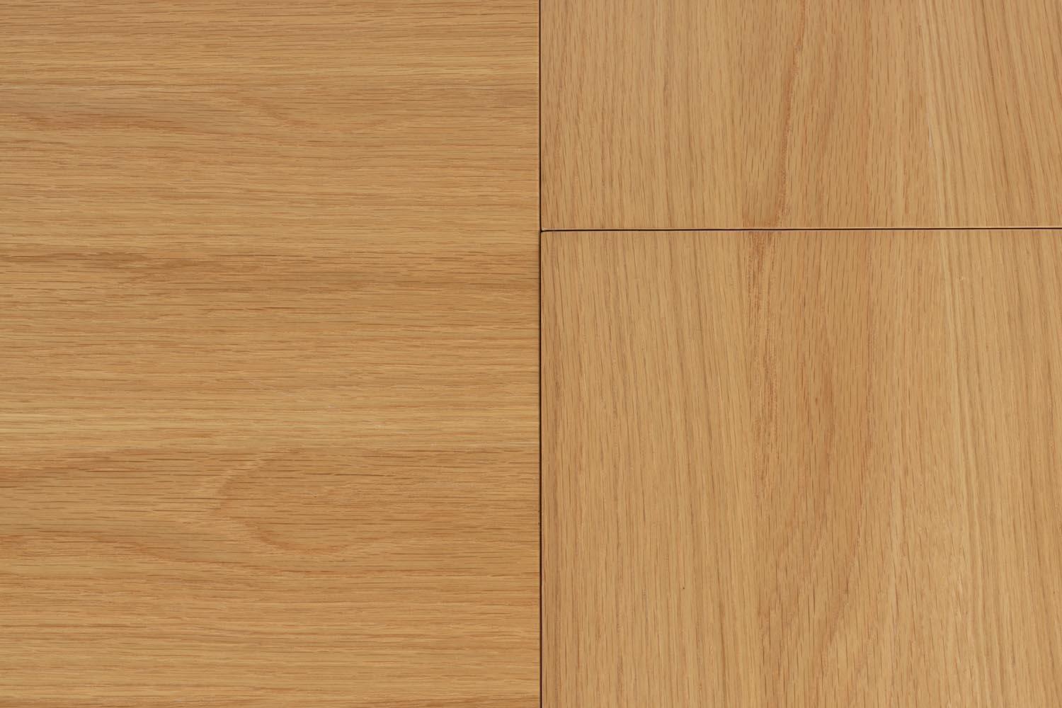 Stilvoller Twist Tisch aus Eiche, flexibel erweiterbar bis 240 cm.