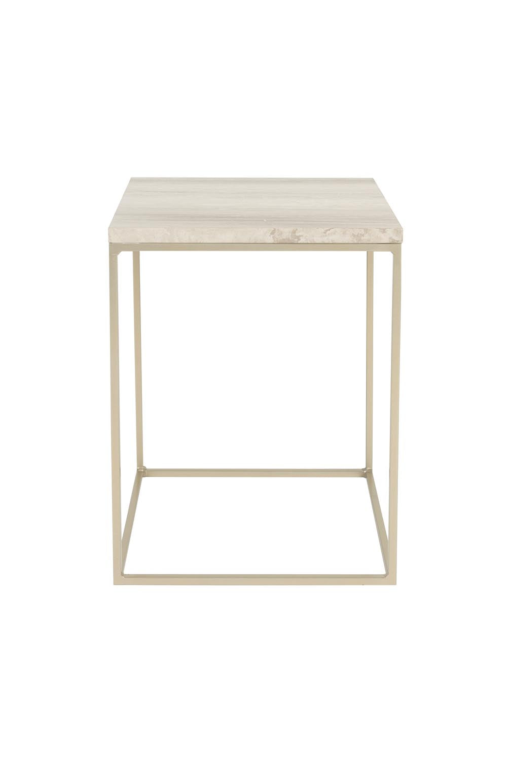 Stilvoller Zuiver Stray Tisch mit markanter Marmor-Optik.