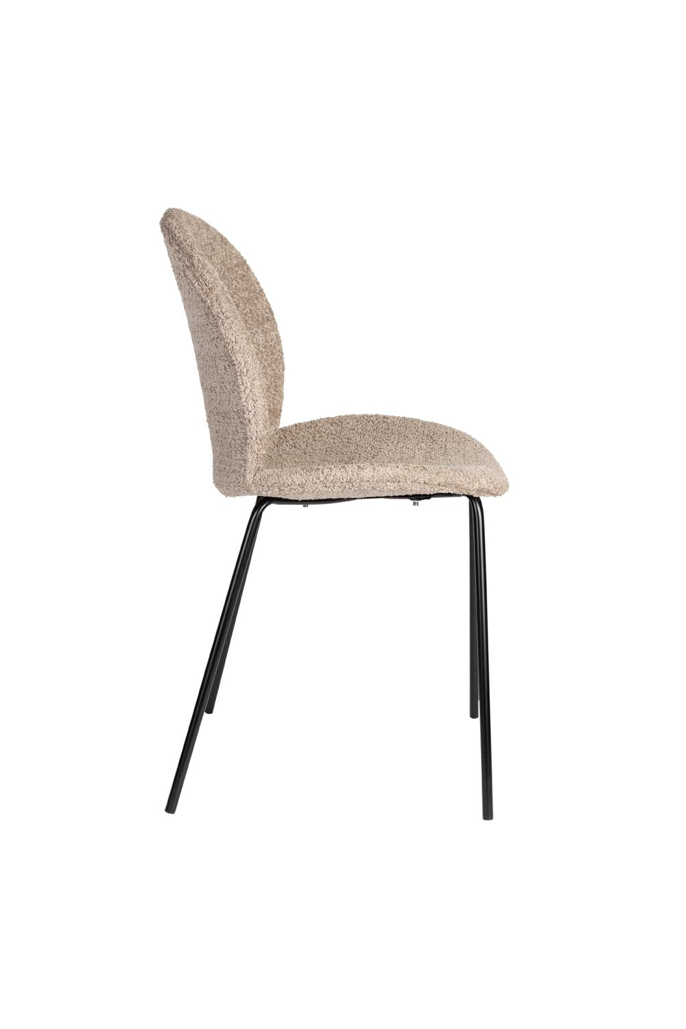 Eleganter Zuiver Bonnet Stuhl Beige: Perfekte Harmonie aus Stil & Komfort.