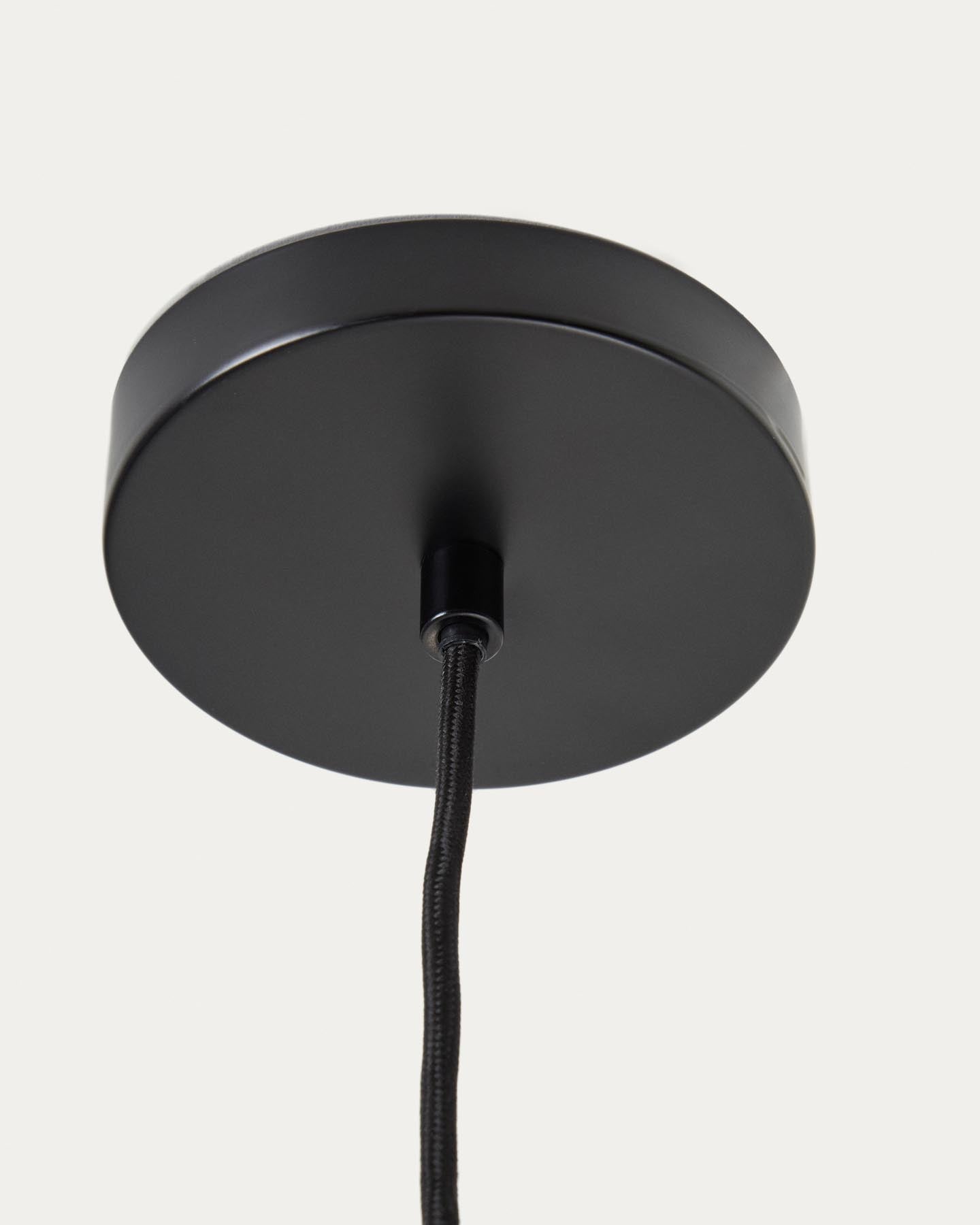 Deckenleuchte Drava aus burgunderroter Keramik in präsentiert im Onlineshop von KAQTU Design AG. Lampenschirm ist von Kave Home