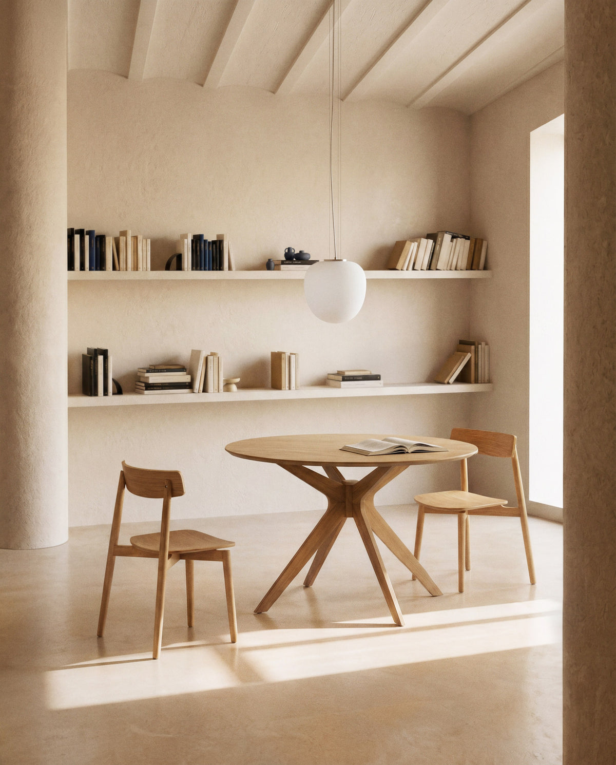 Deckenleuchte Ardali aus Rauchglas und Stahl mit gebürstetem Finish Ø 25 cm in Weiss präsentiert im Onlineshop von KAQTU Design AG. Deckenleuchte ist von Kave Home