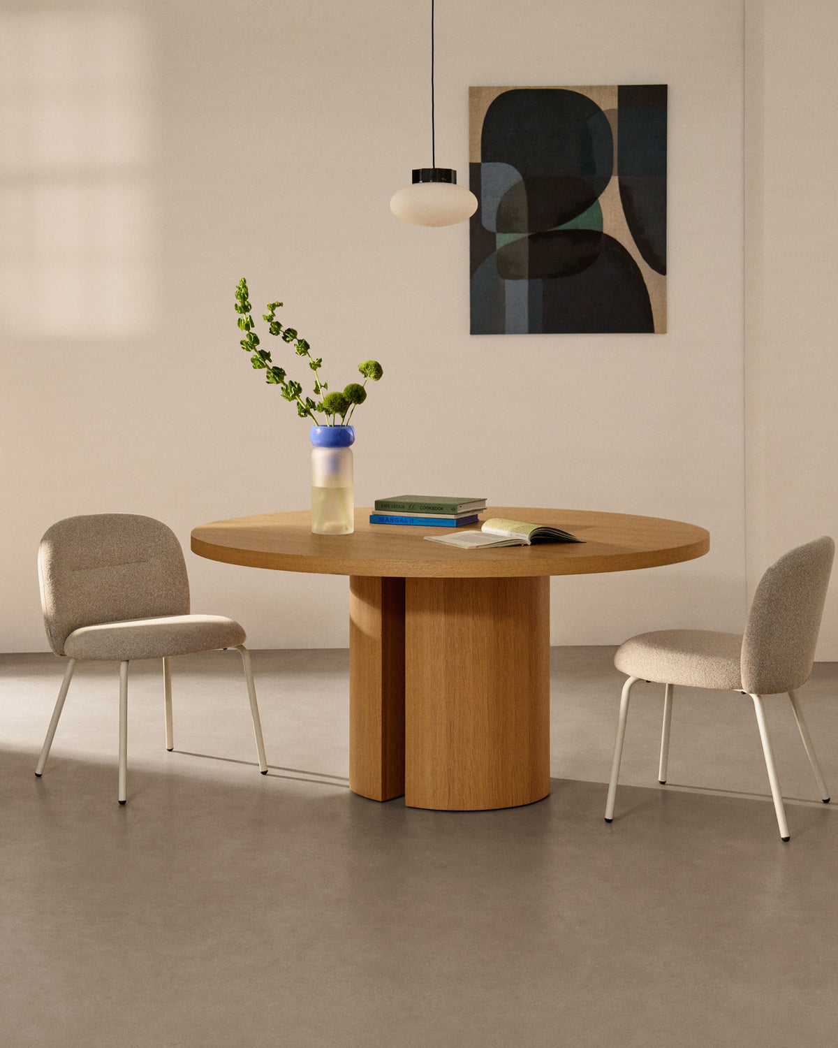 Deckenleuchte Idela aus Rauchglas und schwarzem Marmor, Ø 26 cm in Schwarz präsentiert im Onlineshop von KAQTU Design AG. Deckenleuchte ist von Kave Home