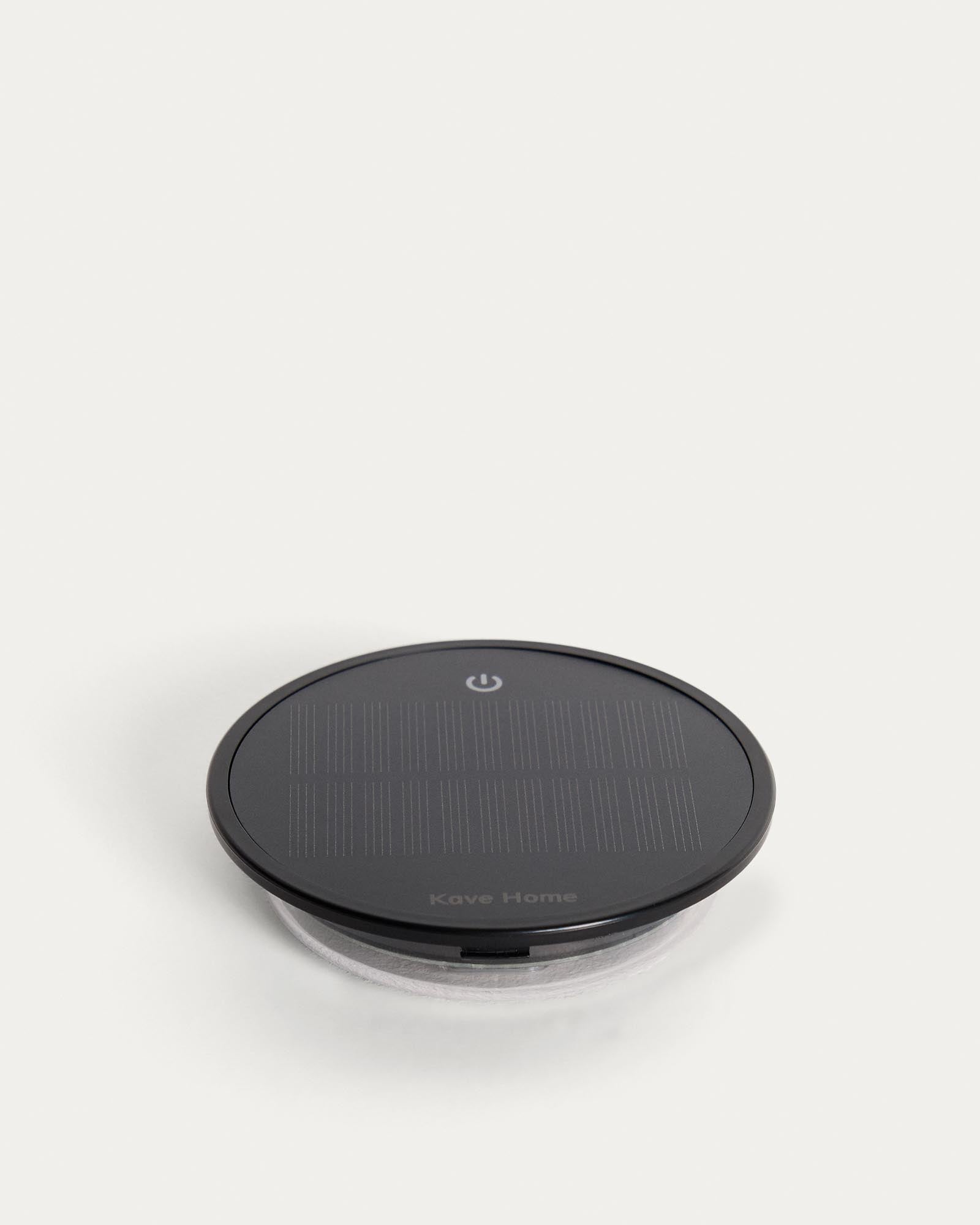 LED-Modul Sarlan für Solarlampe, Ø 10 cm in Schwarz präsentiert im Onlineshop von KAQTU Design AG. Outdoor Tischleuchte ist von Kave Home