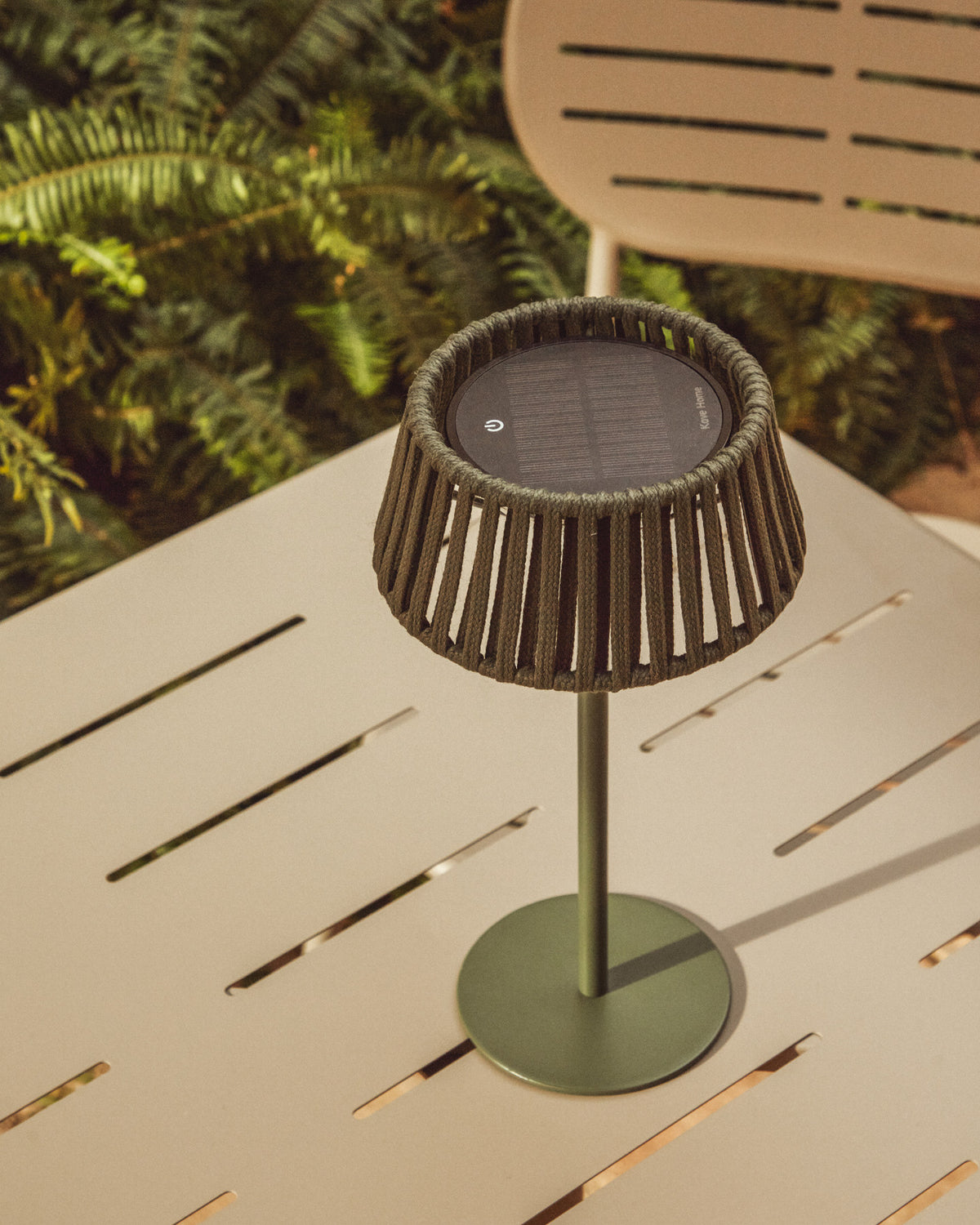 LED-Modul Sarlan für Solarlampe, Ø 10 cm in Schwarz präsentiert im Onlineshop von KAQTU Design AG. Outdoor Tischleuchte ist von Kave Home