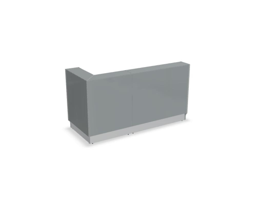 Linea LIN38L - modulare Empfangstheke in präsentiert im Onlineshop von KAQTU Design AG. Empfangsdesk ist von Mdd