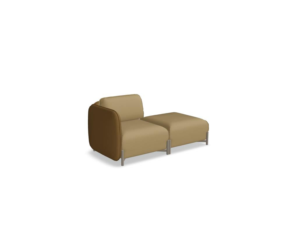 Linka LKS04P - Sofa in Sepia präsentiert im Onlineshop von KAQTU Design AG. Modulares Sofa ist von Mdd