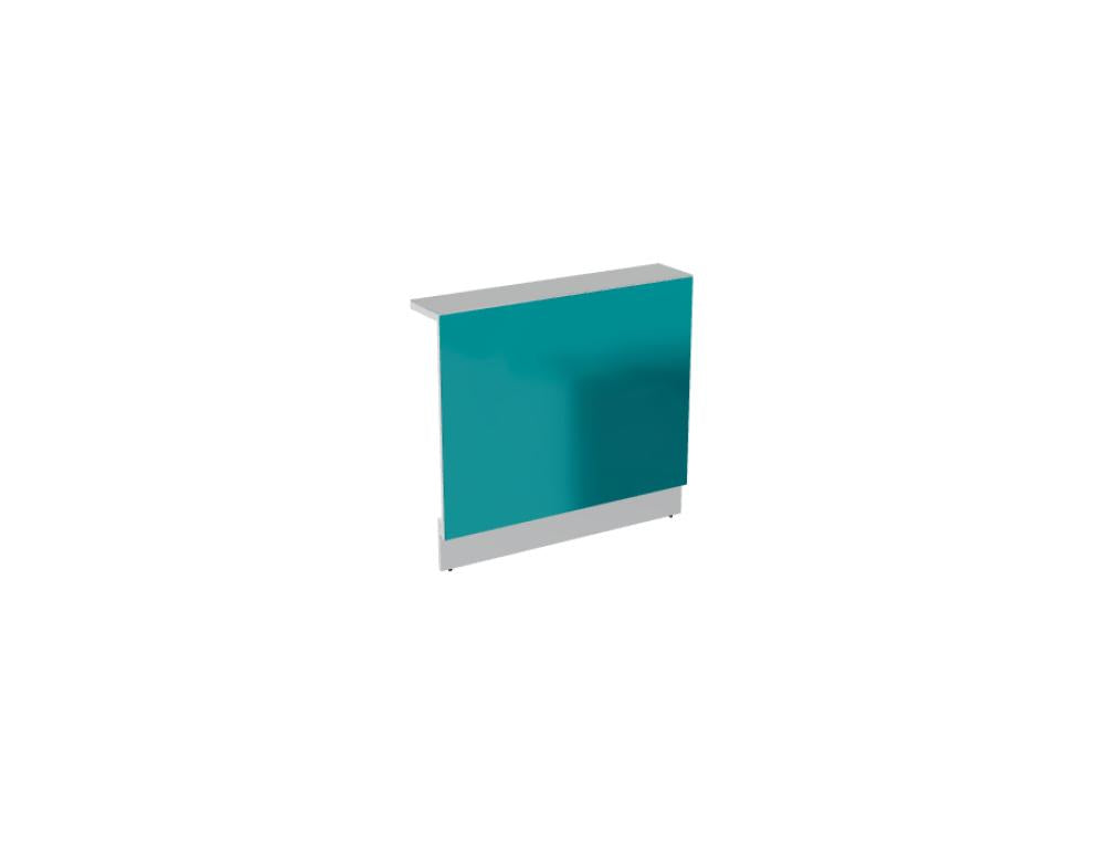 Linea LN12 - modulare Empfangstheke in präsentiert im Onlineshop von KAQTU Design AG. Empfangsdesk ist von Mdd