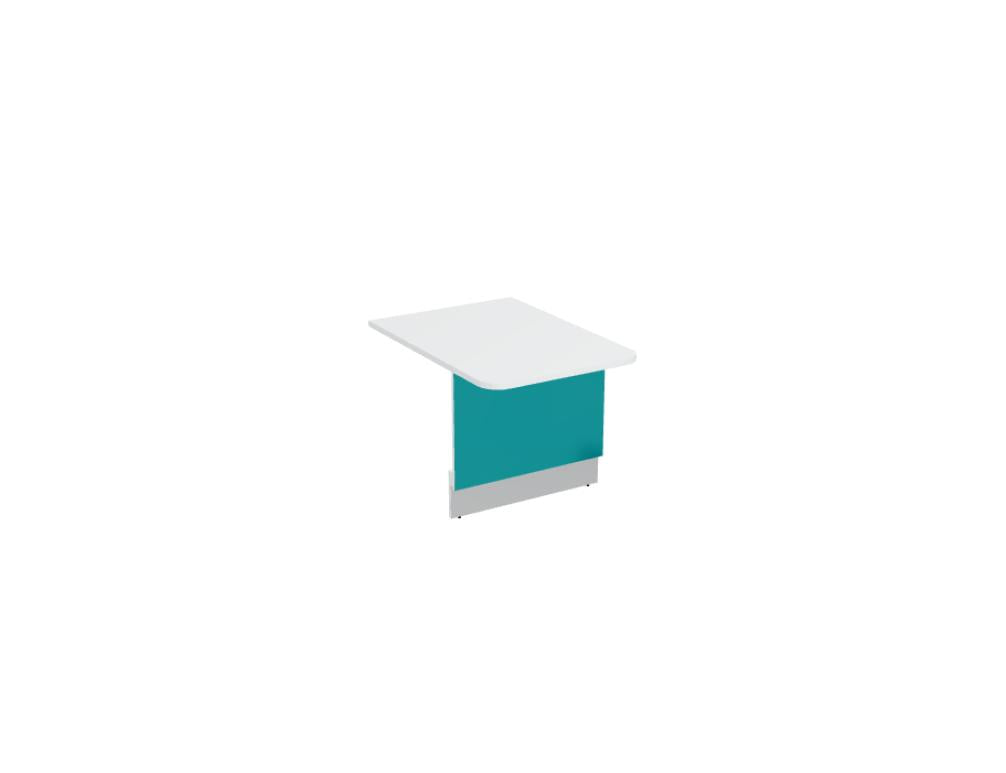 Linea LNU18 - modulare Empfangstheke in präsentiert im Onlineshop von KAQTU Design AG. Empfangsdesk ist von Mdd