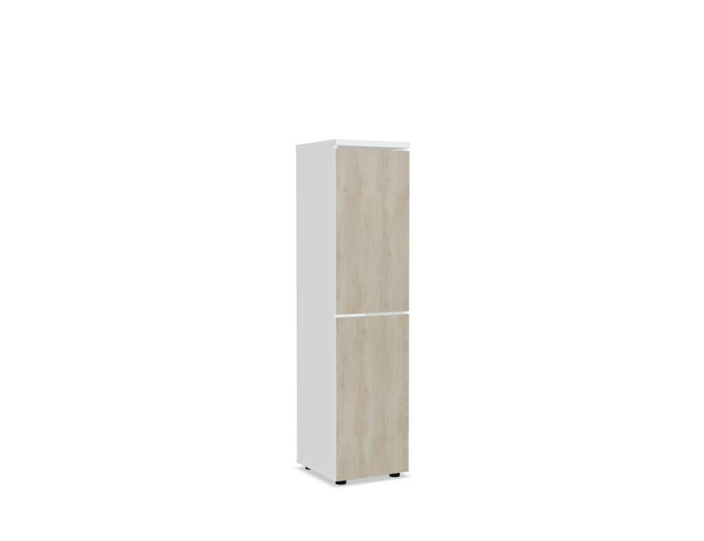 Locker Standard LOK14 - Schließfachschrank in Weiss Pastell präsentiert im Onlineshop von KAQTU Design AG. Büroschrank ist von Mdd