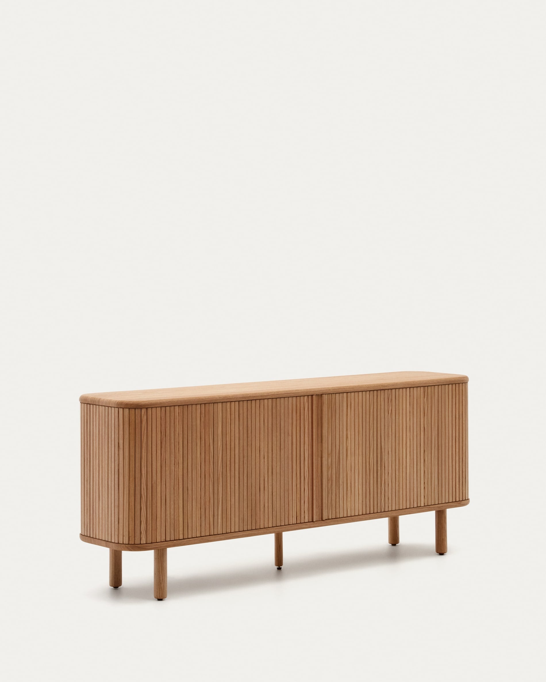 Stilvolles Mailen Sideboard aus Eschenfurnier, 180x75cm, Kave Home.