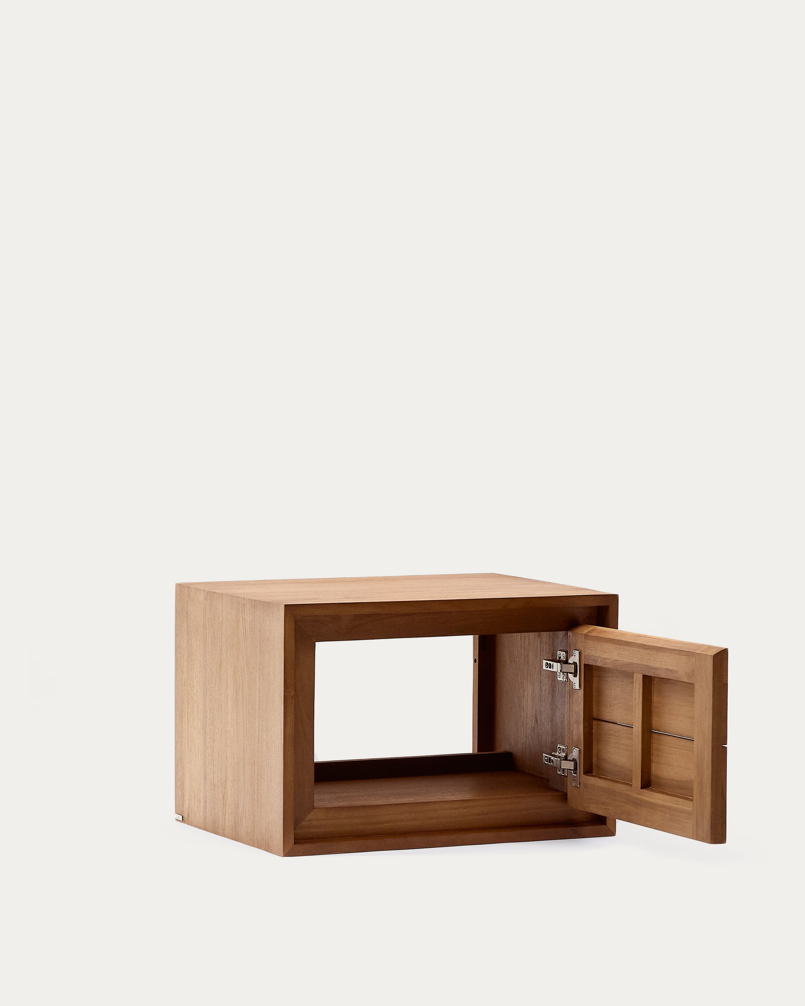 Massives Teakholz-Badmöbel, 60x45 cm, mit natürlichem Finish. Ideal für moderne Badezimmer mit zeitlosem Design.