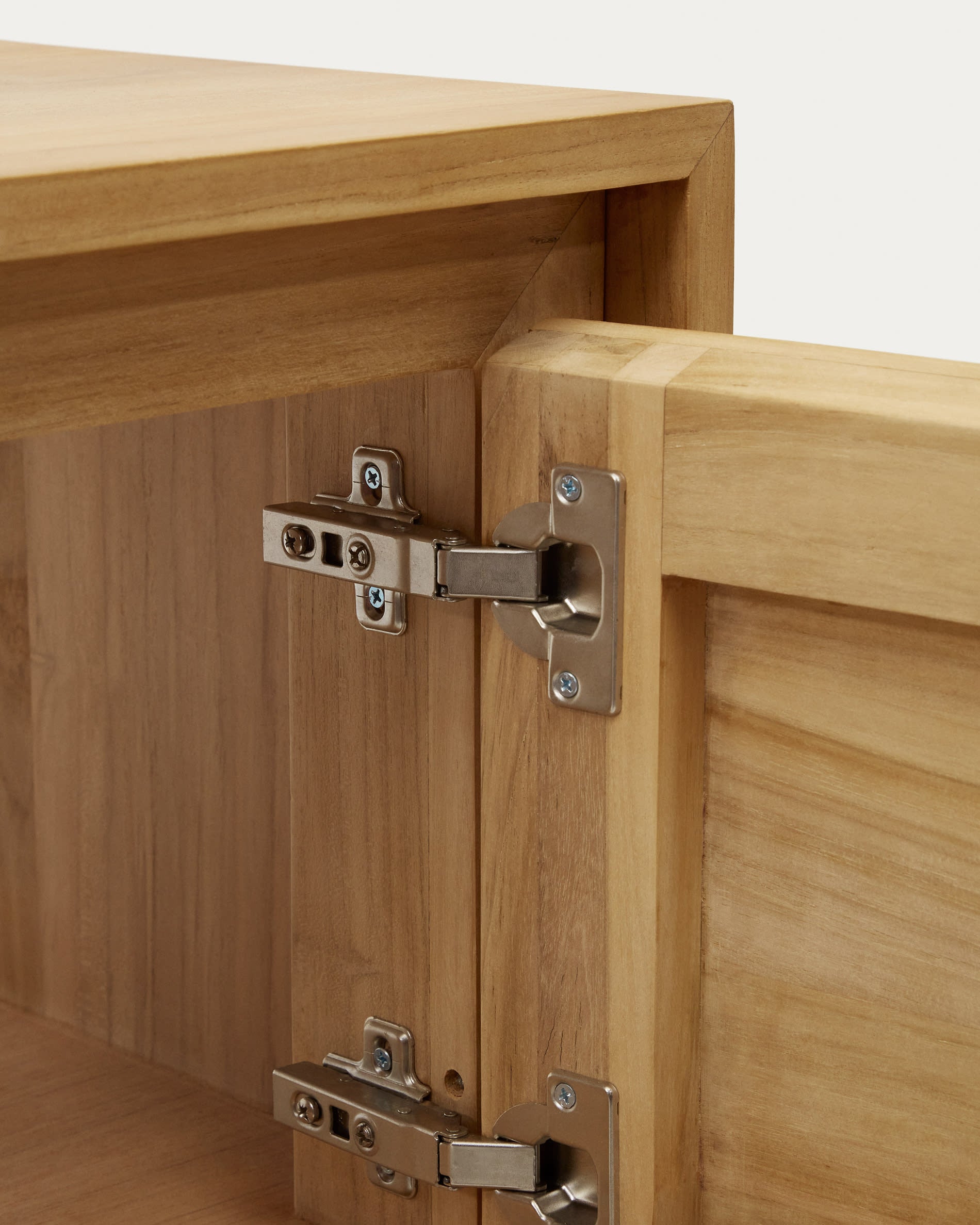 Yenit Badezimmermöbel aus massivem Teakholz, 120 x 45 cm, vereinen Funktionalität und Stil für ein einladendes Ambiente.