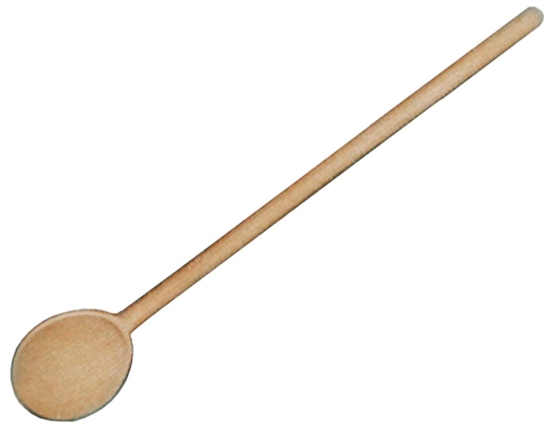 Holz-Kochlöffel 60 cm, rund in Braun präsentiert im Onlineshop von KAQTU Design AG. Kochbesteck ist von Contacto