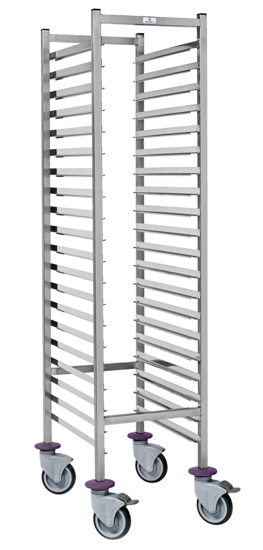 Optimo Regalwagen GN 1/1 20 Ebenen H179cm in Silber präsentiert im Onlineshop von KAQTU Design AG. Servierwagen ist von Matfer