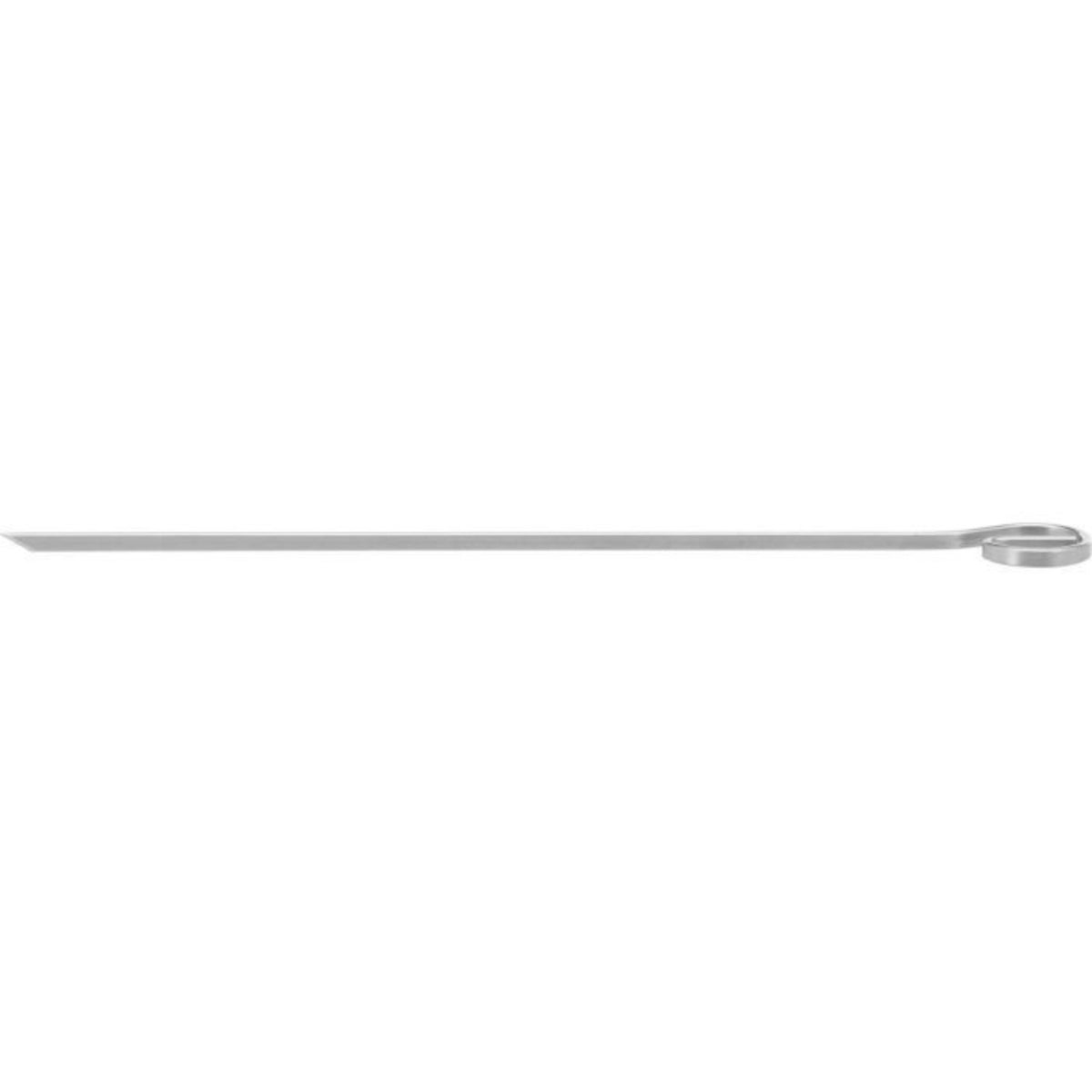 4 Stk. Schaschlikspiesse, Edelstahl, 21x0.5x0.3cm in Silber präsentiert im Onlineshop von KAQTU Design AG. Grillzubehör ist von Westmark