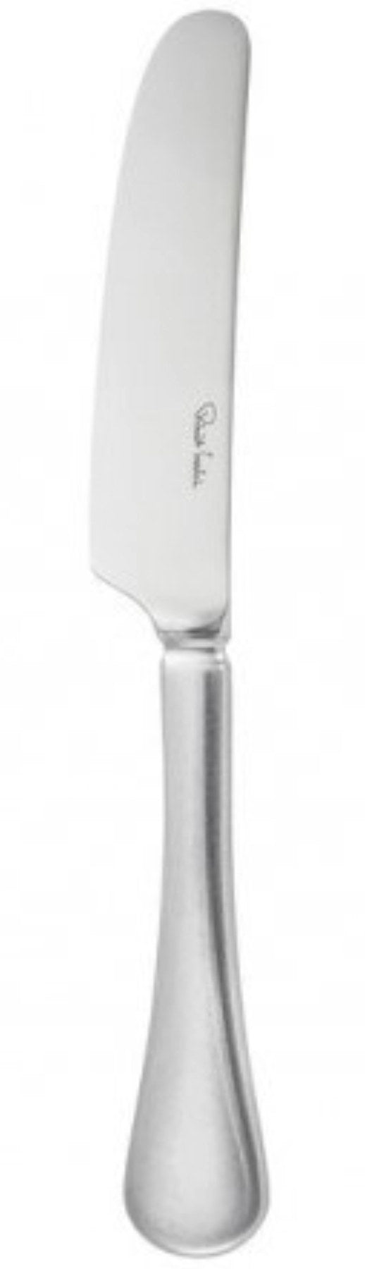 Baguette Vintage Dessertmesser Monobloc in Silber präsentiert im Onlineshop von KAQTU Design AG. Besteck ist von Abert