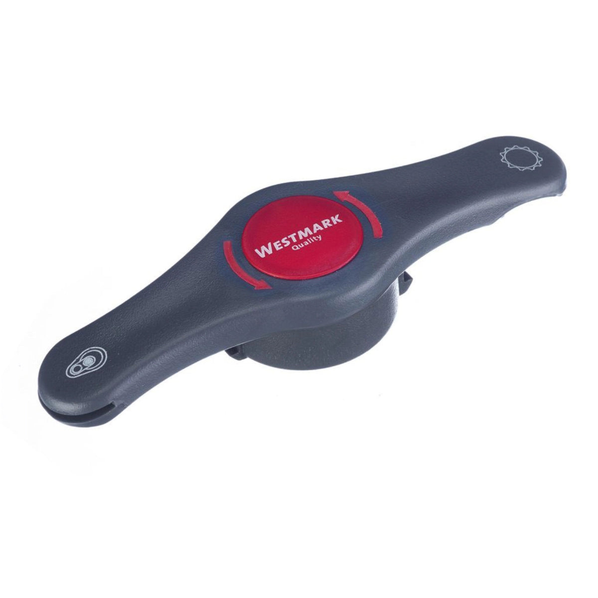 Kombiöffner Propeller, 15x4.5x3cm in Silber präsentiert im Onlineshop von KAQTU Design AG. Flaschenöffner ist von Westmark
