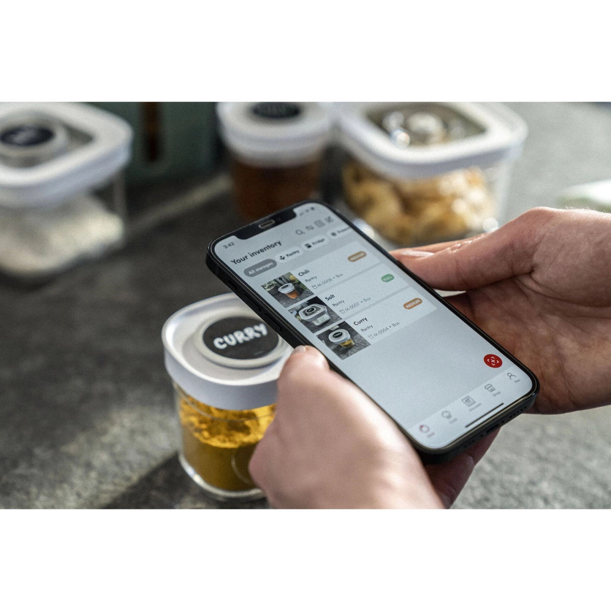 Cube S Einsatz mit Messlöffel, passend zu S,2S,3S,4S in Weiss präsentiert im Onlineshop von KAQTU Design AG. Aufbewahrungsbehälter ist von Zwilling