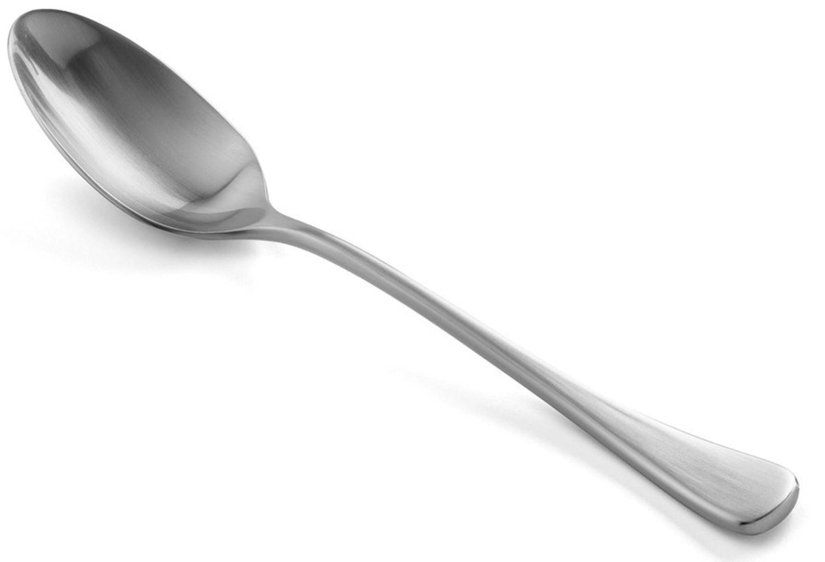 Arles Suppenlöffel von Revol, Besteck aus Edelstahl in mattem Silber