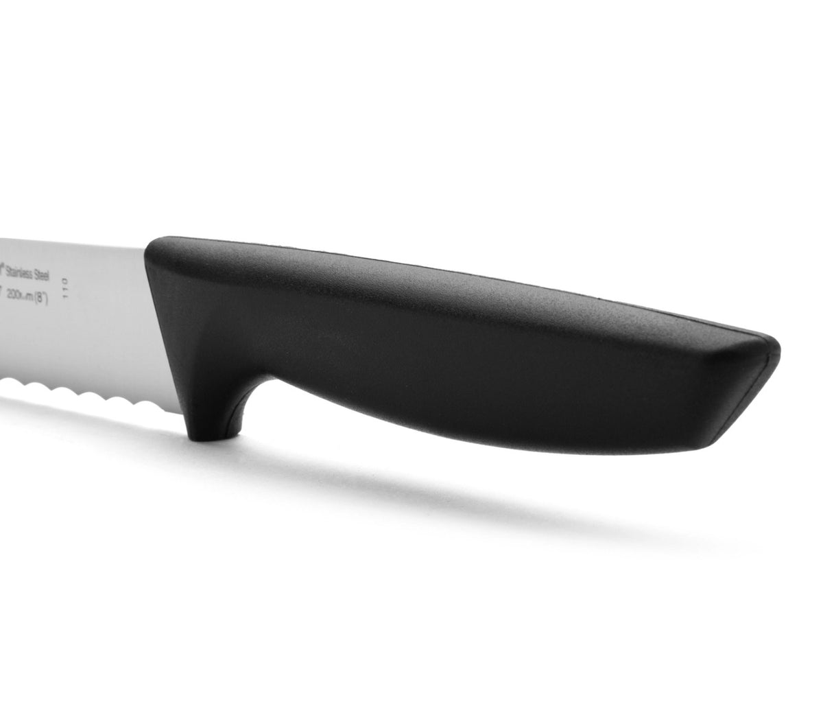 Niza Brotmesser mit Kunststoffgriff Klinge 20cm in Schwarz präsentiert im Onlineshop von KAQTU Design AG. Küchenmesser ist von Arcos