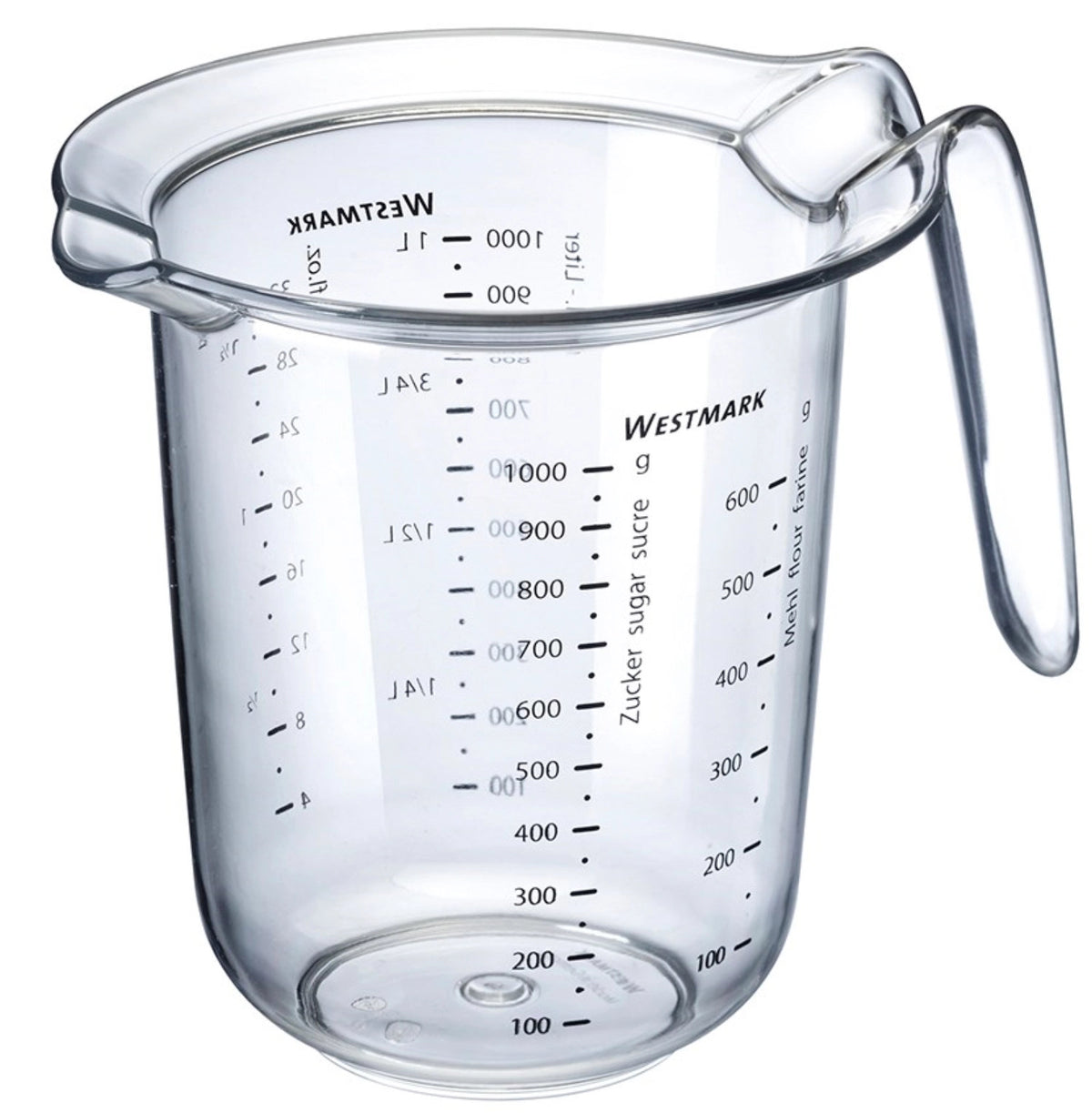 Messkanne, 0,5 l in Transparent präsentiert im Onlineshop von KAQTU Design AG. Küchenhelfer ist von Westmark