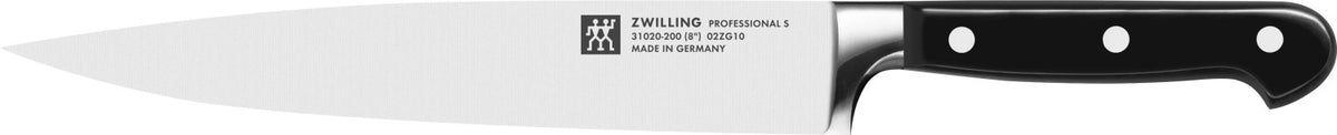 Professional "S" Fleischmesser 200 mm in Schwarz präsentiert im Onlineshop von KAQTU Design AG. Küchenmesser ist von Zwilling Kitchen