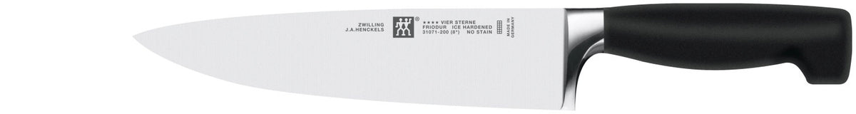 Four Star Kochmesser 200 mm in Silber präsentiert im Onlineshop von KAQTU Design AG. Küchenmesser ist von Zwilling Kitchen