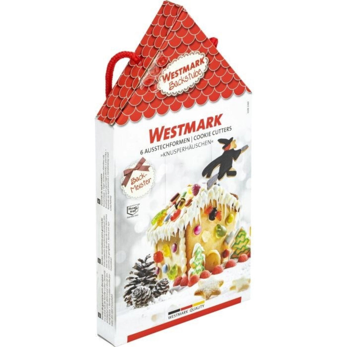 Knusperhäuschen, 6-tlg. in Silber präsentiert im Onlineshop von KAQTU Design AG. Backutensilien ist von Westmark