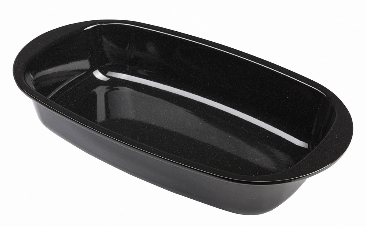 Brotbackform Emaille, L 32cm in Schwarz präsentiert im Onlineshop von KAQTU Design AG. Backform / Backblech ist von Westmark