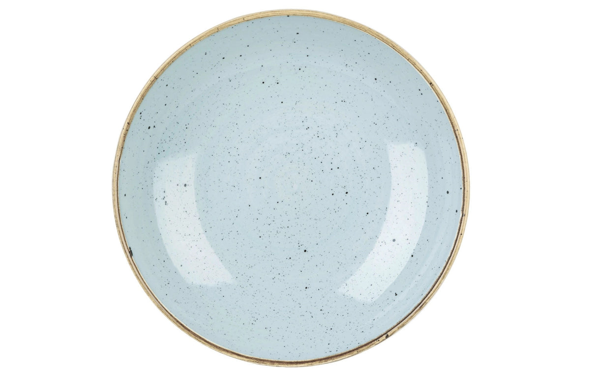 Stonecast Duck Egg Blue Coupe Teller tief 24.8cm in Blau präsentiert im Onlineshop von KAQTU Design AG. Teller ist von Churchill