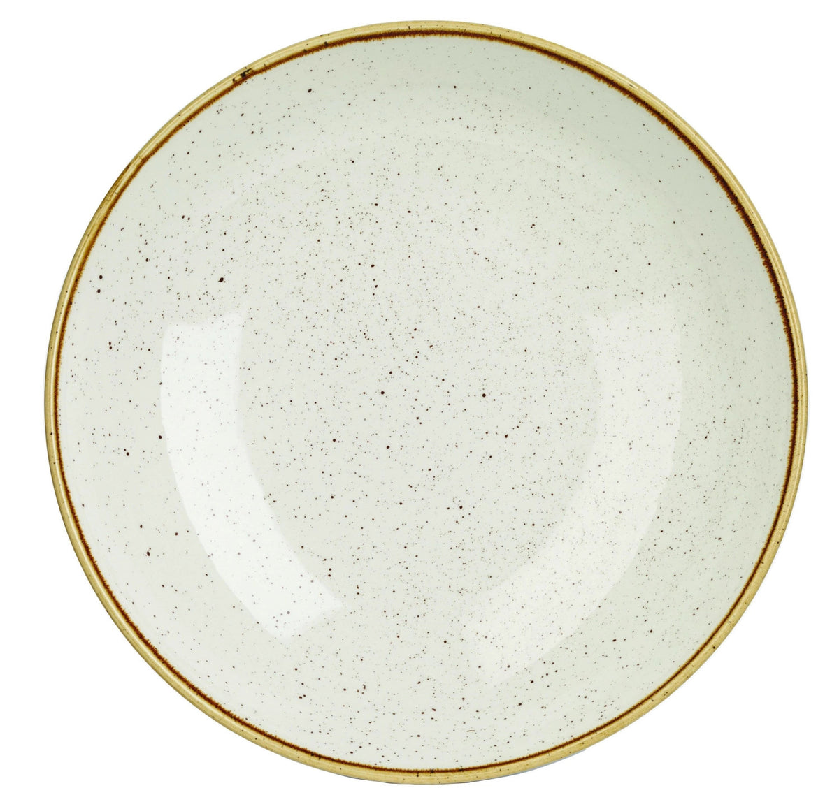 Stonecast Barley White Coupe Teller tief 31cm in Weiss präsentiert im Onlineshop von KAQTU Design AG. Teller ist von Churchill