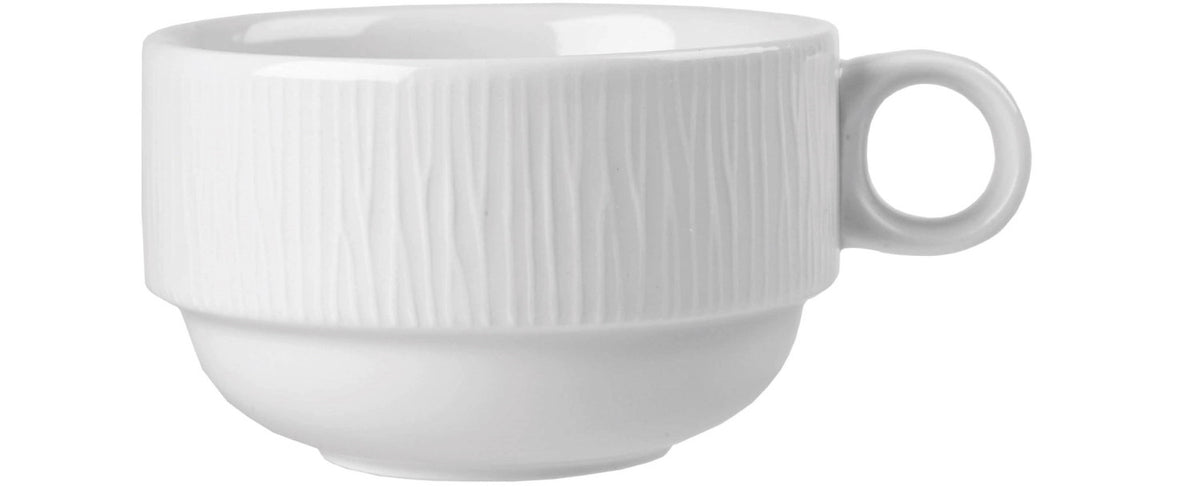 Bamboo White Tasse 28cl, stapelbar in Weiss präsentiert im Onlineshop von KAQTU Design AG. Tasse ist von Churchill