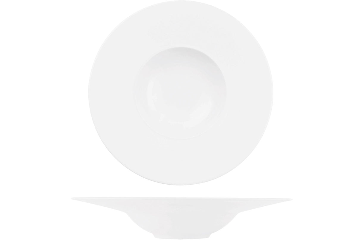 Alchemy Ambience W. Teller tief breite Fahne 28cm, 28.4cl in Weiss präsentiert im Onlineshop von KAQTU Design AG. Teller ist von Churchill