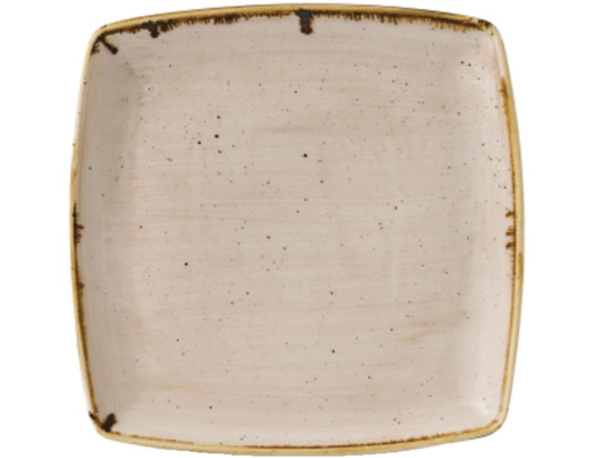 Stonecast Nutmeg Beige Platte quadratisch 26.8x26.8cm in Beige präsentiert im Onlineshop von KAQTU Design AG. Platte ist von Churchill